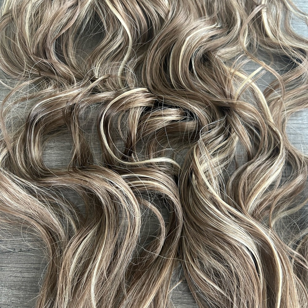 Natural Brown Wavy Hair Extensions